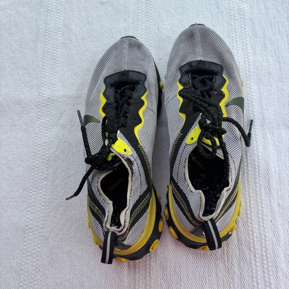 Nike React Element 55 Dynamic Yellow sneaker mens 8